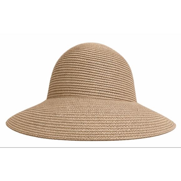 Betmar New York Beige Straw Sun Hat Size 29